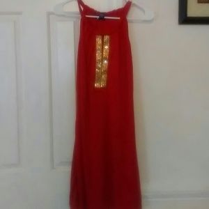 Sleeveless red